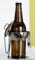 GILDE Flaschenhalter Grill mit Flaschenöffner, für 0,5L Bierflasche H 15cm