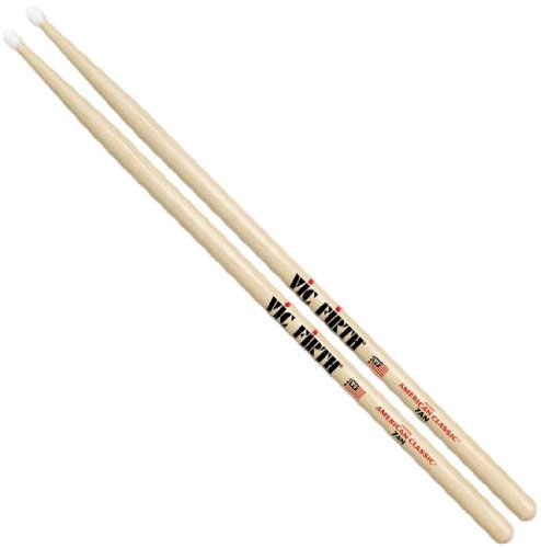Vic Firth American Classic 7AN Baguettes, Caryer Américain, Bout en Nylon