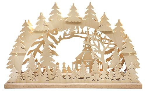 Ratags Schwibbogen kl., Seiffener Kirche