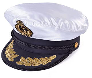 Bristol Novelty PARTY DISCOUNT ® Captains Hat. Deluxe Accessory Fancy Dress Halloween