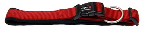 Wolters Cat&Dog Professional Comfort 60440 Halsband 40-45cm x 30mm rot/schwarz