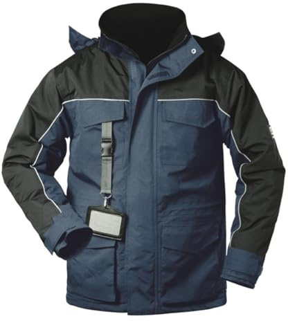 Outdoor-Thermojacke ELYSEE BLACKPOOL Marineblau Wasserdicht, Größe L