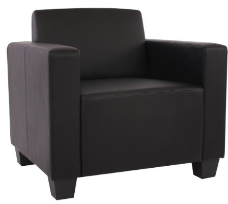 Modular Sessel Loungesessel Lyon, Kunstleder - schwarz