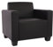 Modular Sessel Loungesessel Lyon, Kunstleder - schwarz