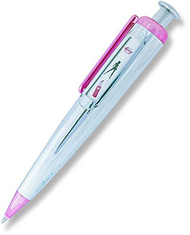 TopModel Glücksspielkulli Kugelschreiber Accessoires silberfarben Stift