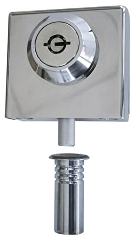 Cerradura CBM 2005 Puerta Cristal Llave Tubular