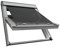Sonnenschutz-HH Hitzeschutz Markise Hitzeschutzmarkise für VELUX Dachfenster Rollo GGL/GPL/GHL/GGU/GPU/GHU M04/MK04/M06/MK06/M08/MK08 - schwarz / anthrazit