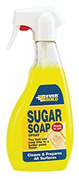 Everbuild 4 X EVBSOAPSPRAY 500 ml Sugar Soap Trigger Spray