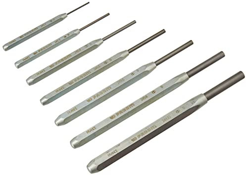 FACOM - Jeu de Chasse-Goupilles - 249.JT7 - Tige Grande Longueur - Matériau Robuste et Durable - Convient pour une Utilisation Professionnelle - Présentation des Chasse-Clous en Trousse