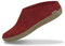 Glerups Hausschuhe Herren und Damen (Größe 38) | Komfortable Filzpantoffeln mit Weicher Sohle aus Leder | Praktische Pantoffeln Damen & Herren | Hausschuh Wolle | Comfortable Slippers Women & Men