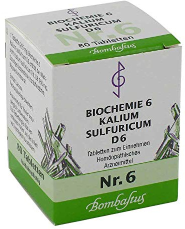 Biochemie 6 Kalium sulfuricum D6 Tabletten 80 stk