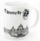 die stadtmeister Keramiktasse weiß ''Skyline Hannover''