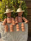 Hunky Dory Gifts Pair Cheeky Cheerful Flower Pot Men with Straw Hat Garden Decorative Ornament