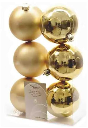 Decoris Dekoration, Gold, 6