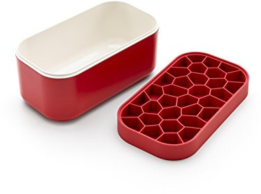 Lékué Eiswürfelbox, rot