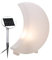 8 seasons design Shining Moon Solar LED Mondlampe (60 cm, weiß) inkl. Solarmodul und LED-Leuchtmittel in warmweiß, Nachttischlampe beleuchtet, Lampe Kinderzimmer, Deko Schlafzimmer, Innen- und Außenbereich