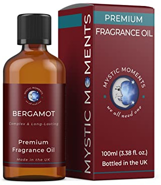 Mystic Moments | Bergamot Fragrance Oil | 100ml | Bergamot notes create a fresh citrus earl grey scent for candles, soaps, wax melts and diffusers.