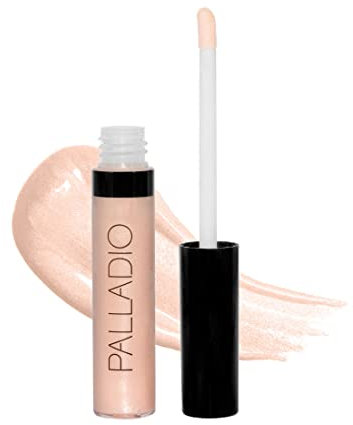 Palladio Lipgloss, Nicht klebender Lipgloss, Enthält Vitamin E und Aloe, Bietet intensive Farbe und Feuchtigkeit, Minimiert Lippenfältchen, Vanilla Cupcake