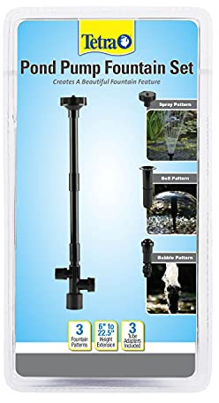 TetraPond Pond Pump Fountain Set, Spray/Bell/Frothy Patterns