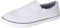Generic Mens Slip on Canvas Summer Shoes , White, 8 UK