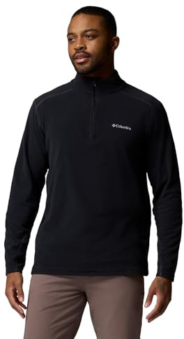 Columbia Herren Klamath Range II Half Zip Pullover Sweater, schwarz, Large Tall