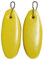 JQuad Outdoor Jumbo Vinyl beschichtet Schwimmende Schlüsselanhänger schwimmt, gelb