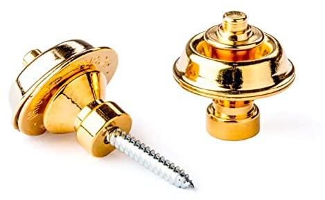 Jim Dunlop Straplok® Strap Retainers Traditional - Gold
