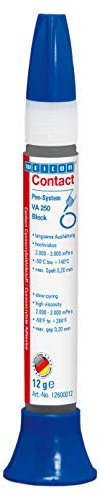 WEICON Contact VA 250 Black 12 g | Cyanacrylat-Klebstoff | hochtemperaturbeständig
