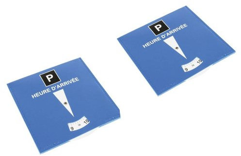 Kit auto per la città: 2 dischi di parcheggio per zona a disco