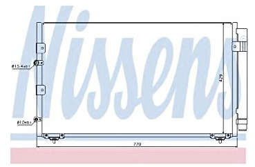 Nissens 94608 Kondensator, Klimaanlage