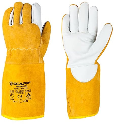 SCAPP Protection WIG MIG/MAG Kombi Schweißerhandschuhe Gr. 9-11 -HYBRID- (09 / L)