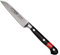 Burgvogel Solingen Comfort Line scharfes Officemesser geschmiedet 9 cm, rostfrei, spülmaschinenfest, Küchenmesser hochwertig, genietet, schwarz, 6810.911.09.0