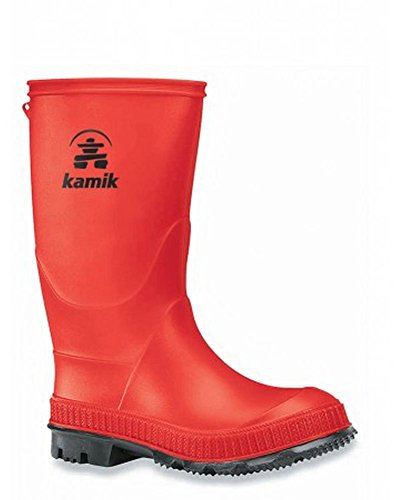 Kamik Unisex-Jungen Stomp Gummistiefel, Rot (RED),25EU