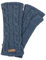 McRon Damen Gestrickte Pulswärmer Emily Stahlblau 270