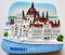 WitnyStore Tiny The Parliament Building Budapest Ungarn Mitteleuropa Touristenattraktionen Harz Kühlschrankmagnet Reisende Souvenir Geschenk Memento 3D Kühlschrankmagnete