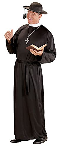 W WIDMANN MILANO Party Fashion - disfraz cura, clérigo, sacerdote, disfraces de carnaval
