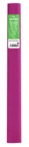 CANSON 200001406 Krepppapier-Rolle, 32 G/qm, Farbe: Himbeer (561)