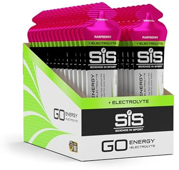 Science in Sport Go Isotonic Energy Gel with Electrolyte, Gels for Running/Cycling, Rasberry, 60 ml (30 Pack)
