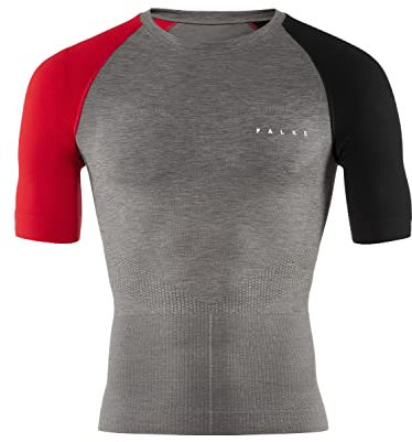 FALKE Herren Impulse M TS Baselayer-Shirt, Grau (Fume 3160), 03