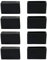 sourcing map Tapas de Silla de Goma Cubierta de Los Pies, Protector de Piso Deslizante para Muebles, 8Pcs 20 x 40 mm tamaño Interior, Reduce el Ruído Prevenir Arañazos