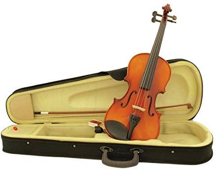 DIMAVERY Violine 4/4 mit Bogen, im Case