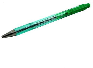 12 Stück PILOT – Kugelschreiber bp-s Matic wiederaufladbar – Feine Spitze – Körper Kunststoff Kristall – Tinte Grüne