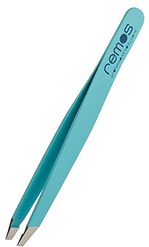 REMOS Pince à épiler en acier inox élimine les poils les plus fins turquoise