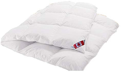 Schäfer Classic Night Ganzjahres Daunenbett canadische Daune Wärmegrad 3 (135 x 200 cm)