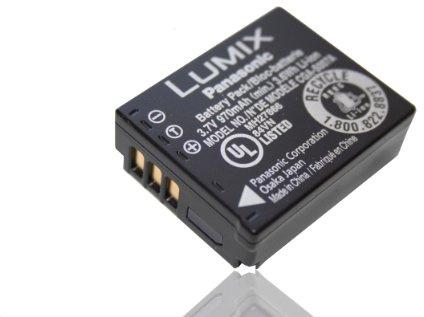Panasonic Lithium Ion Battery for Lumix Digital Cameras – Rechargeable Batteries (970 mAh 3.7 V) Lithium Ion (Li-ion)