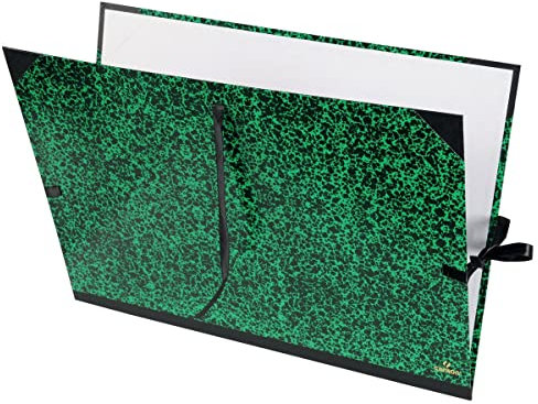 Canson Annonay 200003125 Zeichenmappe mit Kordelzugverschluss, 520 x 720 mm, 1 Stück, grün