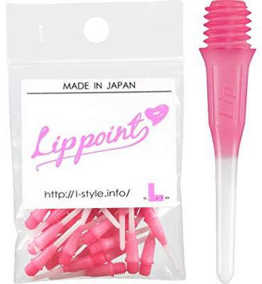 LSTYLE Dartspitzen: Original Lippoint - Soft Tip Dart Points - 2BA Gewinde - Normale Länge - 2 Tone Pink