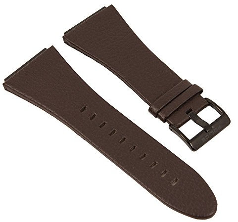Police Evade Uhrenarmband Leder Band für P12697LB P12697LB1, Farbe:braun