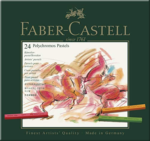 Faber-Castell Polychromos Artists Pastels, Colin Bradley Selection (24 Pastels)