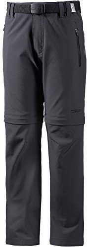 CMP Pantaloni Zip off Elasticizzati da Bambini, Antracite, 110
